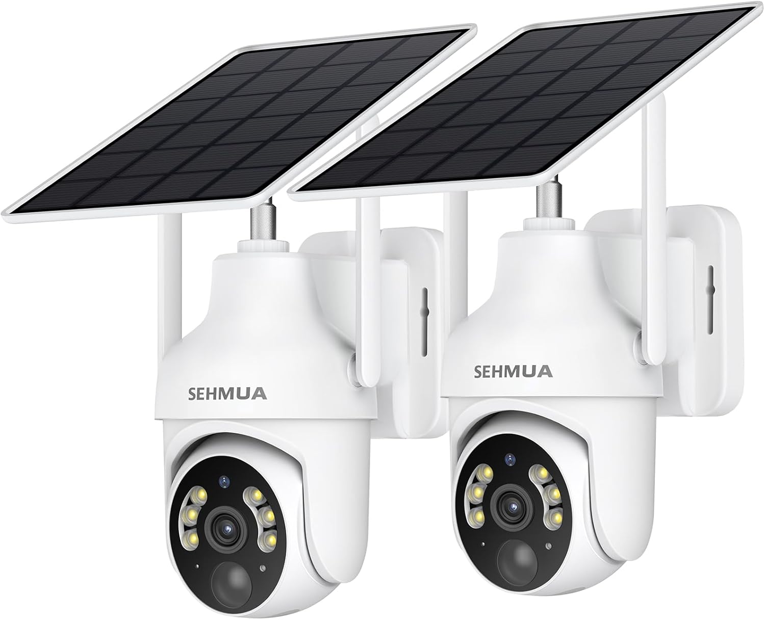 SEHMUA 2K Solar Security Camera